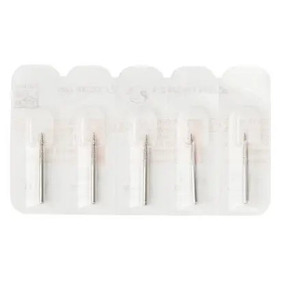 Edenta Diamanten 858 - Packung 5 Stück Standard, FG, Figur 165 Konus Spitze, 8 mm, ISO 014