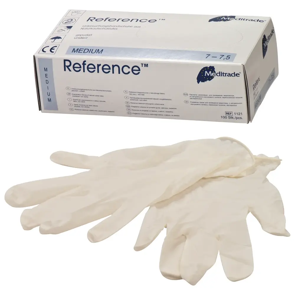 Meditrade Reference™ - Packung 100 Stück gepudert, natur, M