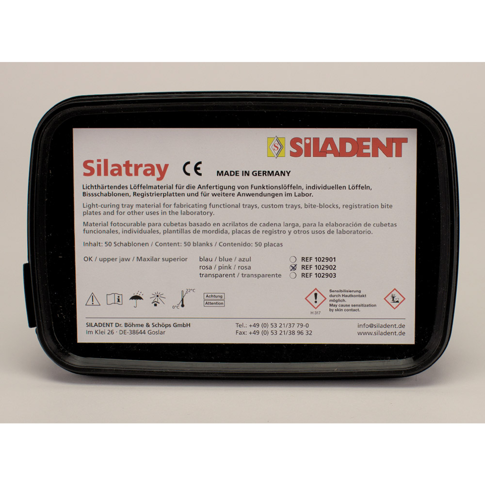 Silatray Löffelplatten OK rosa 50St