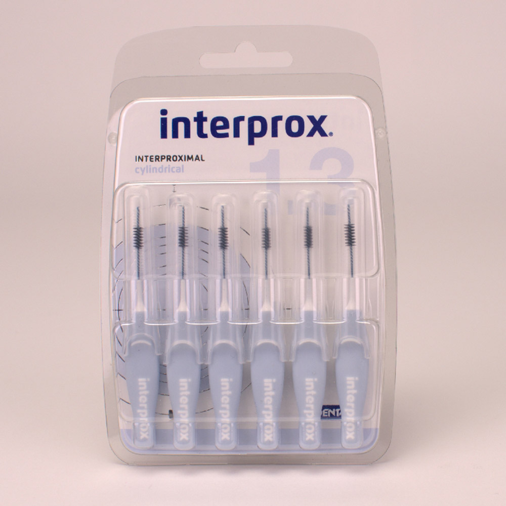 Interprox zylindrisch weiß 6St