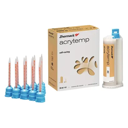 Zhermack GmbH ACRYTEMP A3 + 15 Mixing Tips Pa 50ml