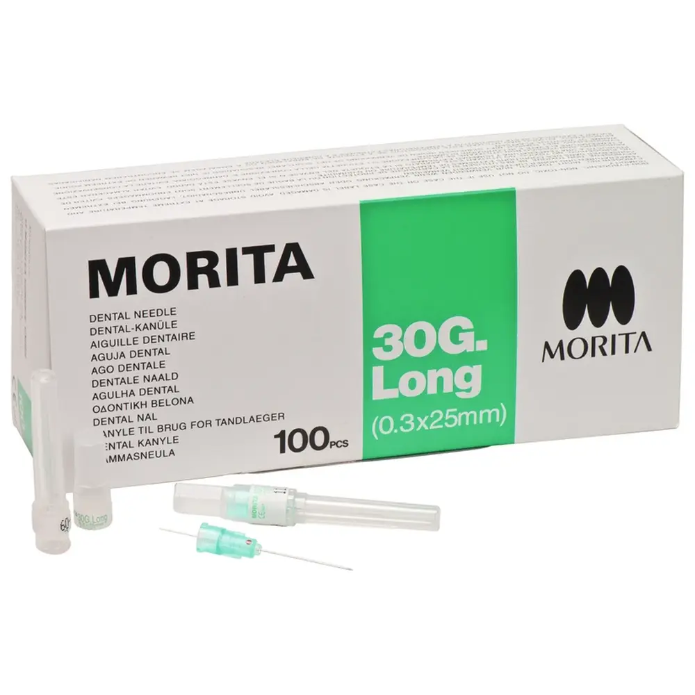 MORITA Kanülen - Packung 100 Stück 30 GL-25, 0,3 x 25 mm