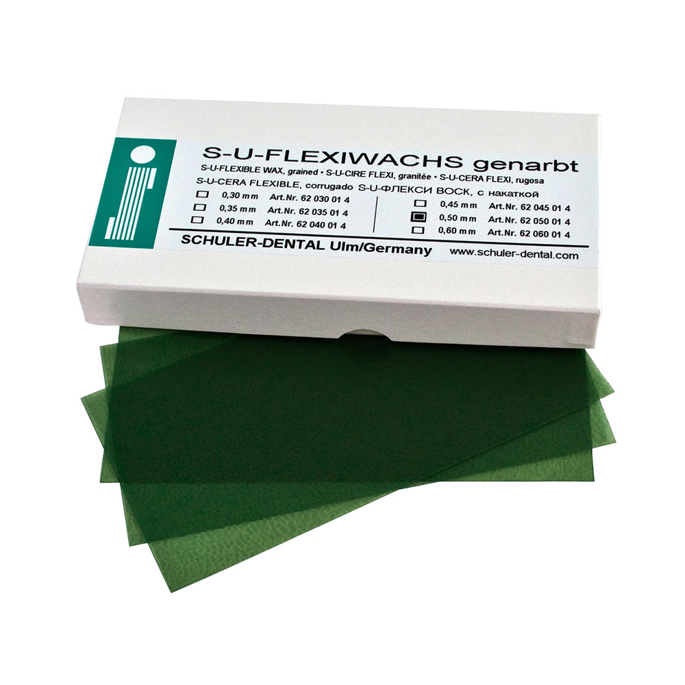 Flexiwachs genarbt 0,60mm S-U 15Tafeln