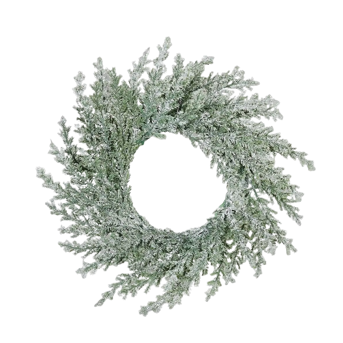 Künstlicher Zypresen Kranz - Stella | 27 cm, beeist