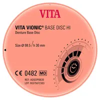 Dental Direkt GmbH VIONIC BASE DISC HI dark pink D98,5mm x H30mm St Dental Direkt GmbH VIONIC BASE DISC HI dark pink D98,5mm x H30mm St