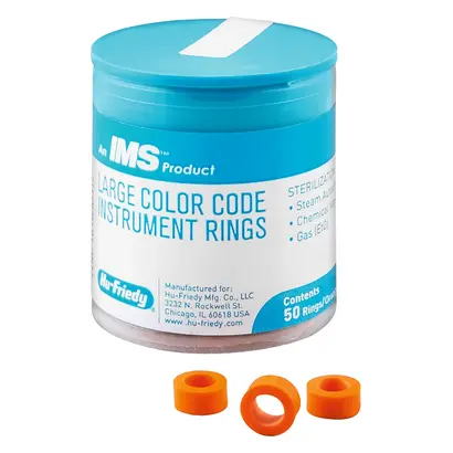 Hu-Friedy Mfg. Co., LLC IMS Kodierringe orange groß IMS-1283L Pa 50