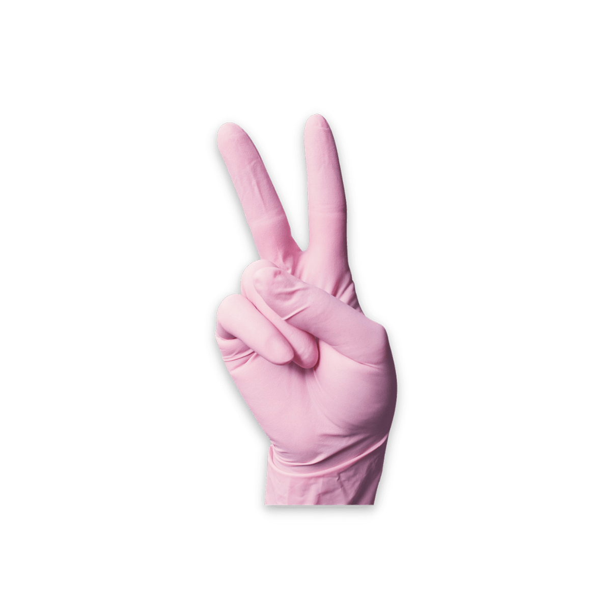 Monoart Einmalhandschuhe Nitril Farbe: rosa Größe: L
