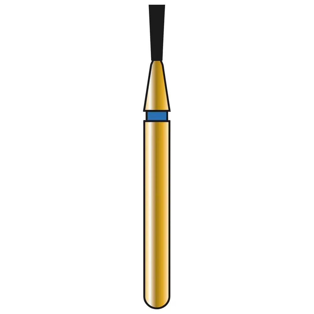COLTENE DIATECH Diamanten G807 - Packung 5 Stück blau mittel (M), FG, Figur 225 umgekehrter Kegel, 3,5 mm, ISO 010