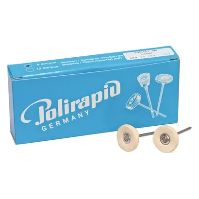 Polirapid Dr. Montemerlo GmbH & Co. KG Miniaturbürste m.HP 100/21mm H Lederscheibchen Pa 6