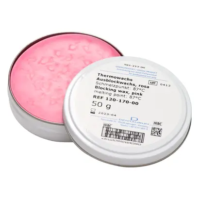 Dentaurum GmbH & Co. KG Thermowachs rosa Dose 50g Dentaurum GmbH & Co. KG Thermowachs rosa Dose 50g