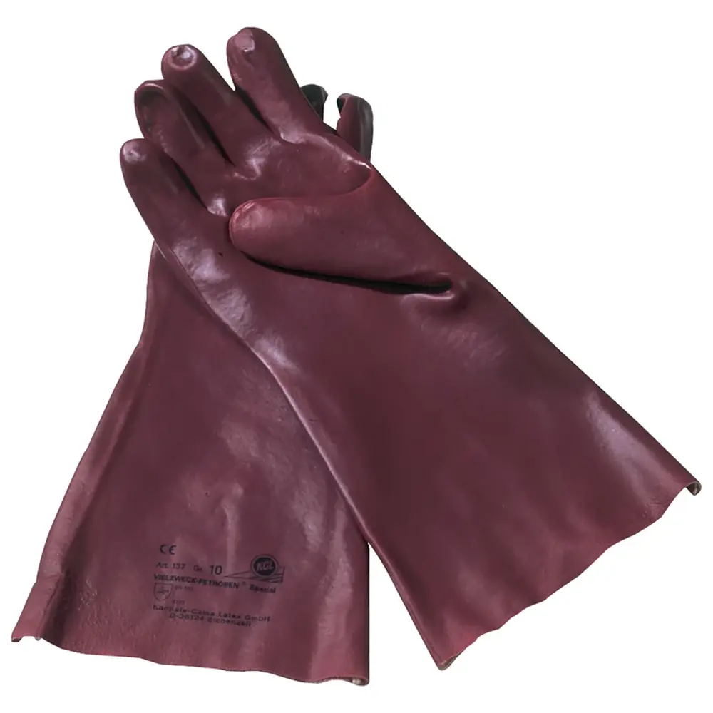 BDT Gummihandschuhe - Packung 1 Paar braun BDT Gummihandschuhe - Packung 1 Paar braun