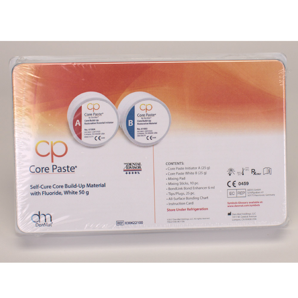 Core Paste White Fluoride 2x25g Kit