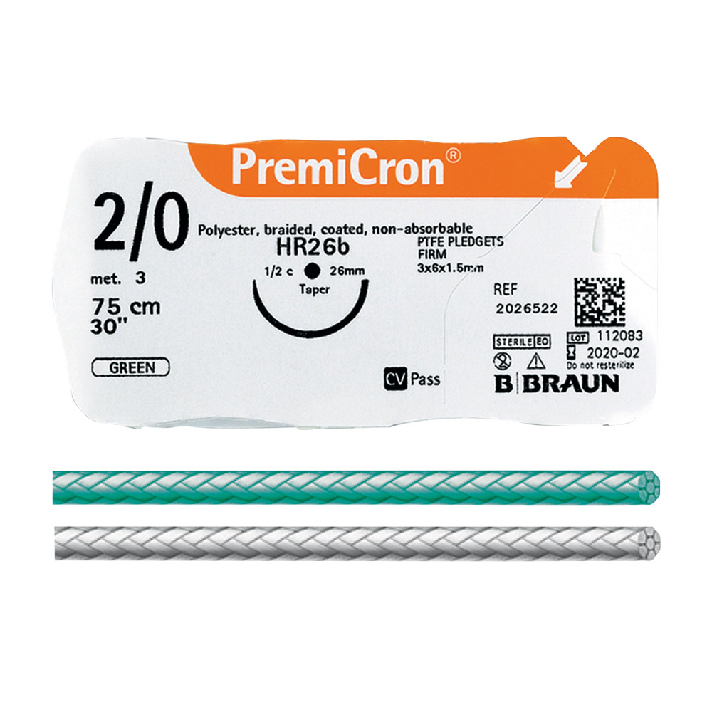 Premicron grün 3/0 HR17 75cm 3Dtz