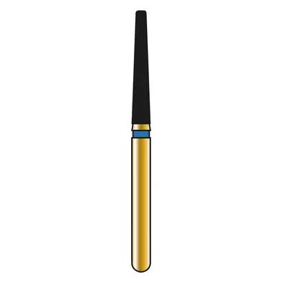 COLTENE DIATECH Diamanten G848R - Packung 5 Stück blau mittel (M), FG, Figur 553 Konus Kante rund, 10 mm, ISO 018