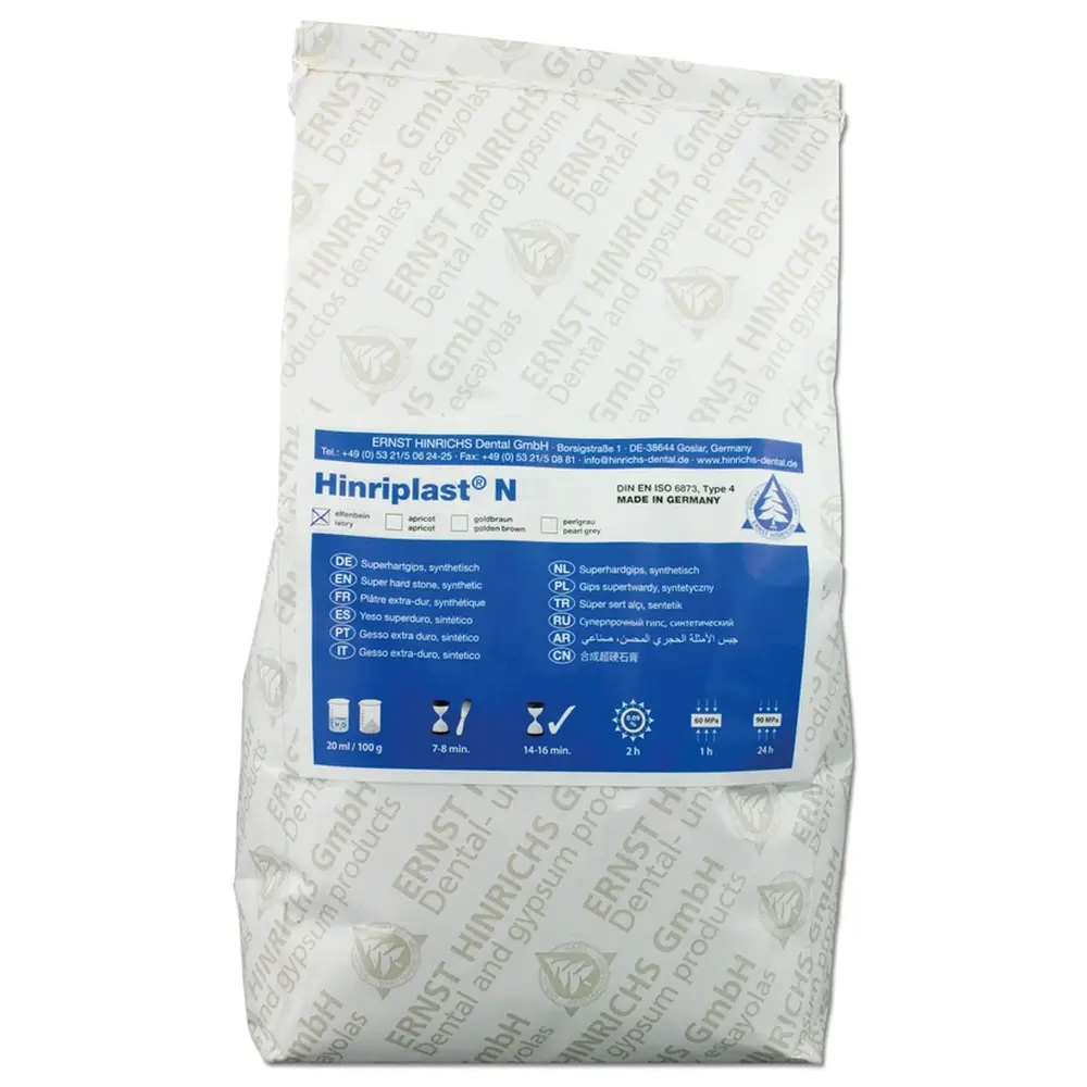 ERNST HINRICHS Hinriplast® N - Beutel 5 kg Naturgips elfenbein