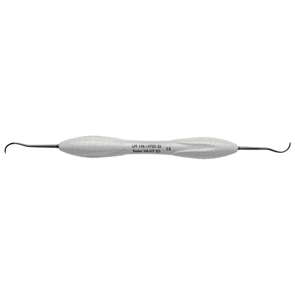 Medicom LM Sharp Diamond™ Scaler - Stück Figur H6/H7, grau, LM-ErgoSense® Griff