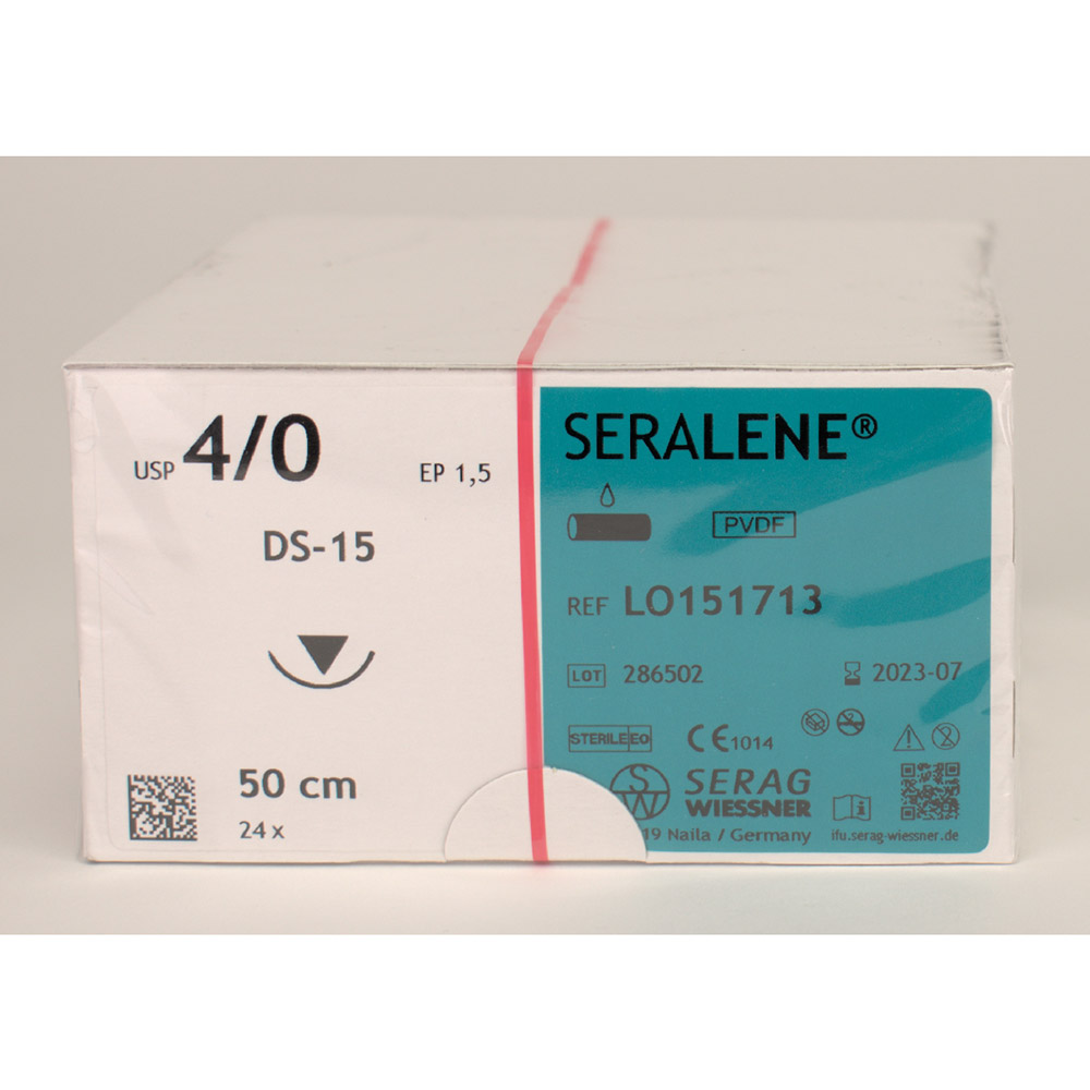 Seralene blau USP 4/0 DS-15 2Dtz
