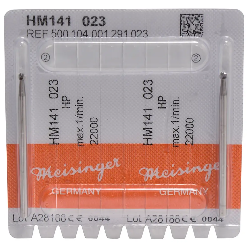 Hager & Meisinger Chirurgie Fräser HM 141 - Packung 2 Stück HP, Figur 001, ISO 023