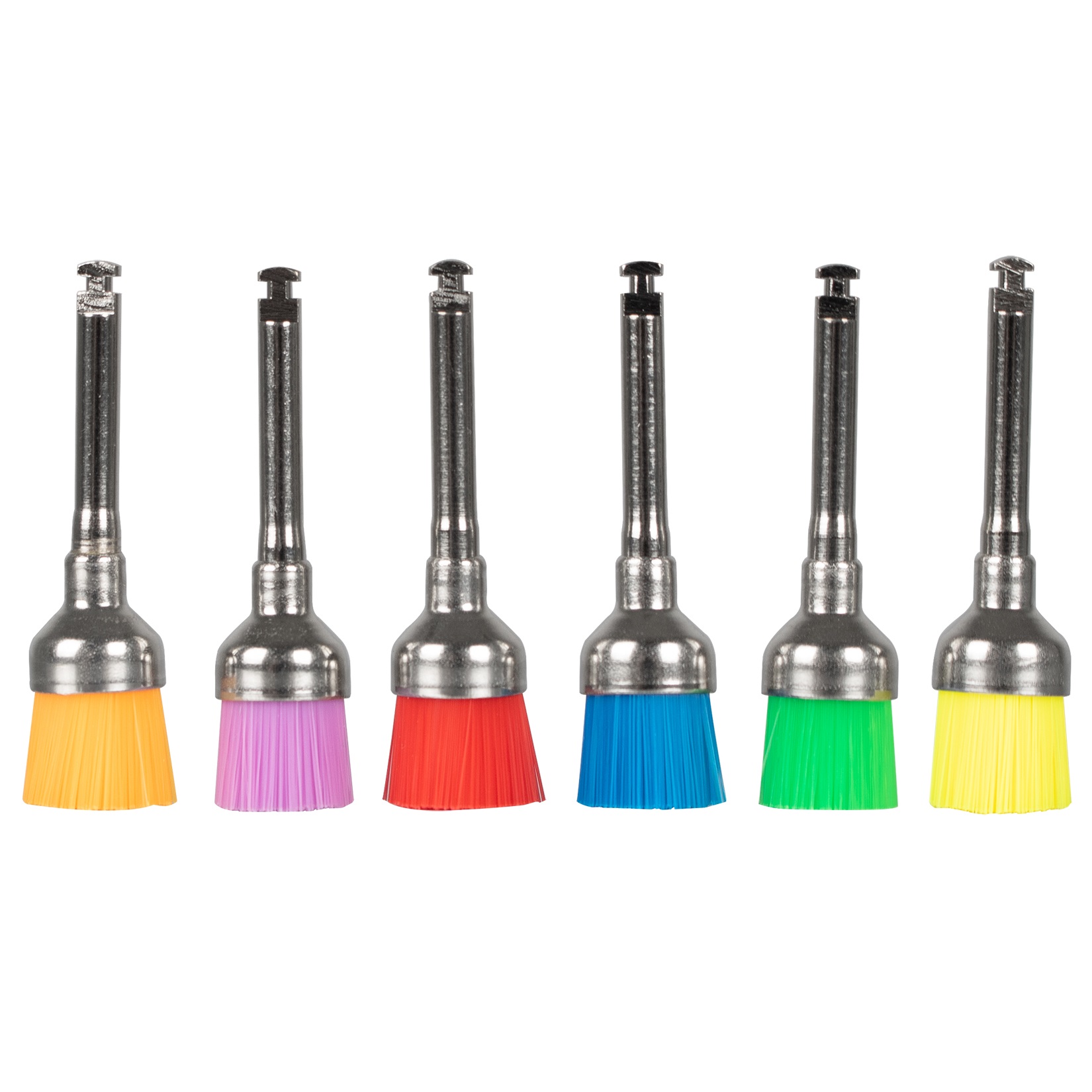 Polierbürsten Nylon Cup soft, bunt Muster 10 St.