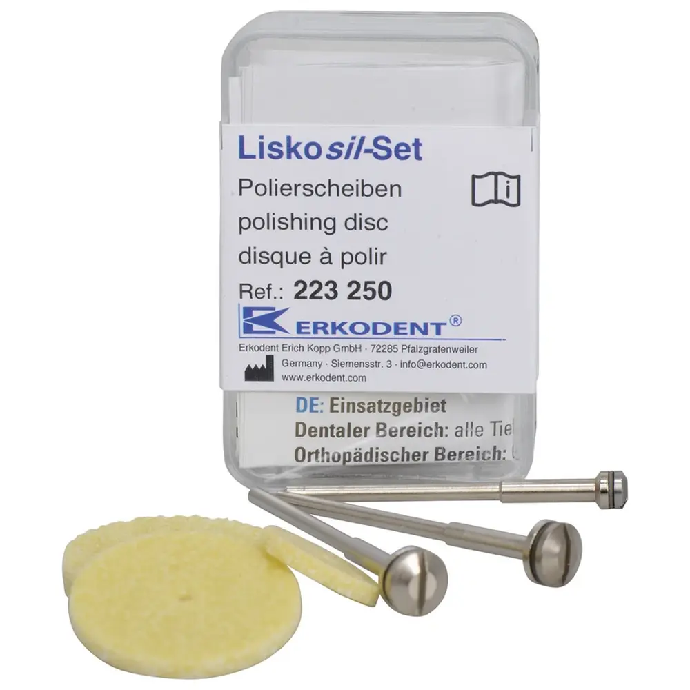 ERKODENT Liskosil-Set - Set 3 Stück (S, M, L), 3 Mandrelle
