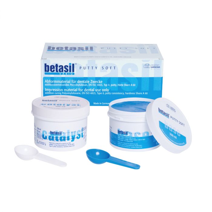 betasil® VARIO PUTTY SOFT Inhalt: 1x 380 ml Kartusche 5:1 + 10 Mixing Tips + 1 Fix cap