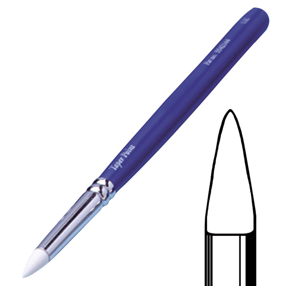 Silikonpinsel TD weiß spitz St