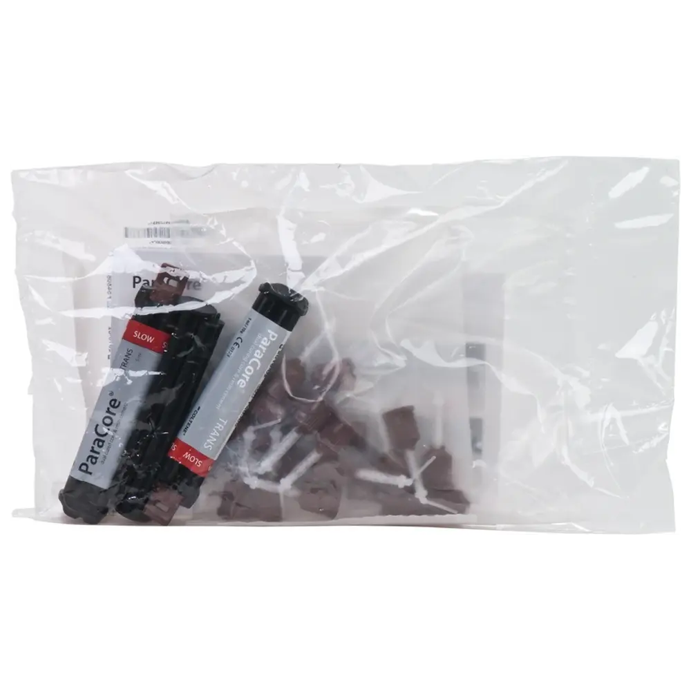 COLTENE ParaCore® SLOW - Nachfüllpackung 2 x 5 ml Spritze slow translucent, 20 Mixing Tips