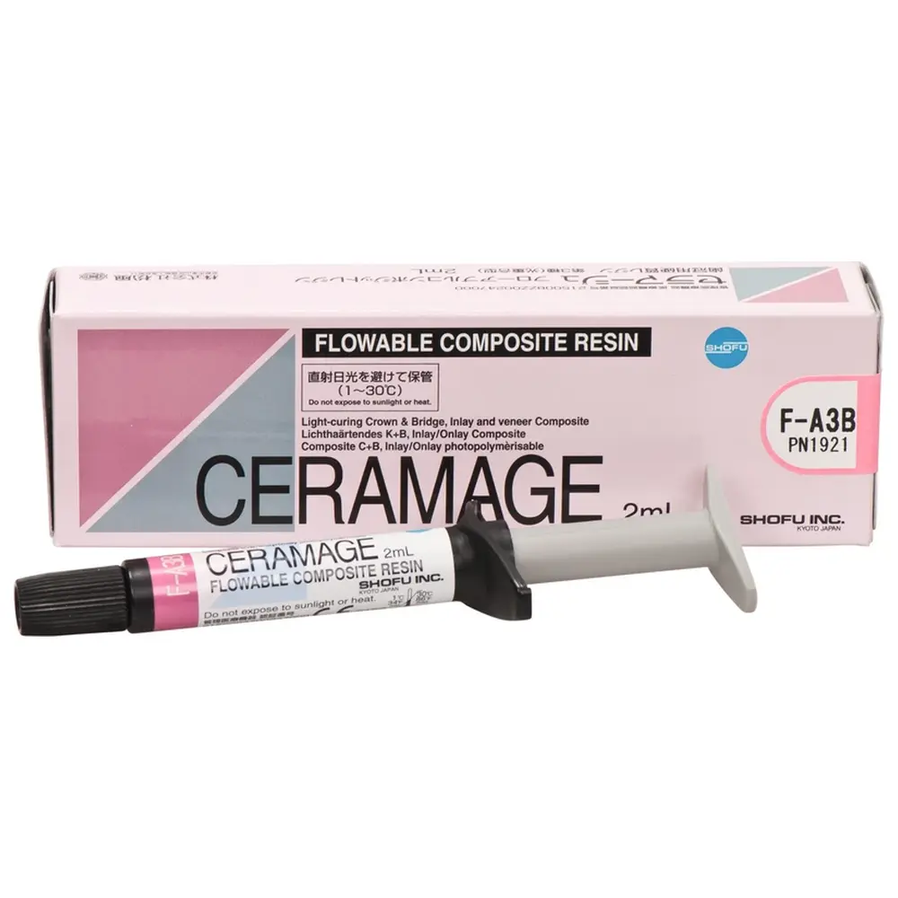 SHOFU CERAMAGE - Spritze 2 ml Komposit flowable F-A3B