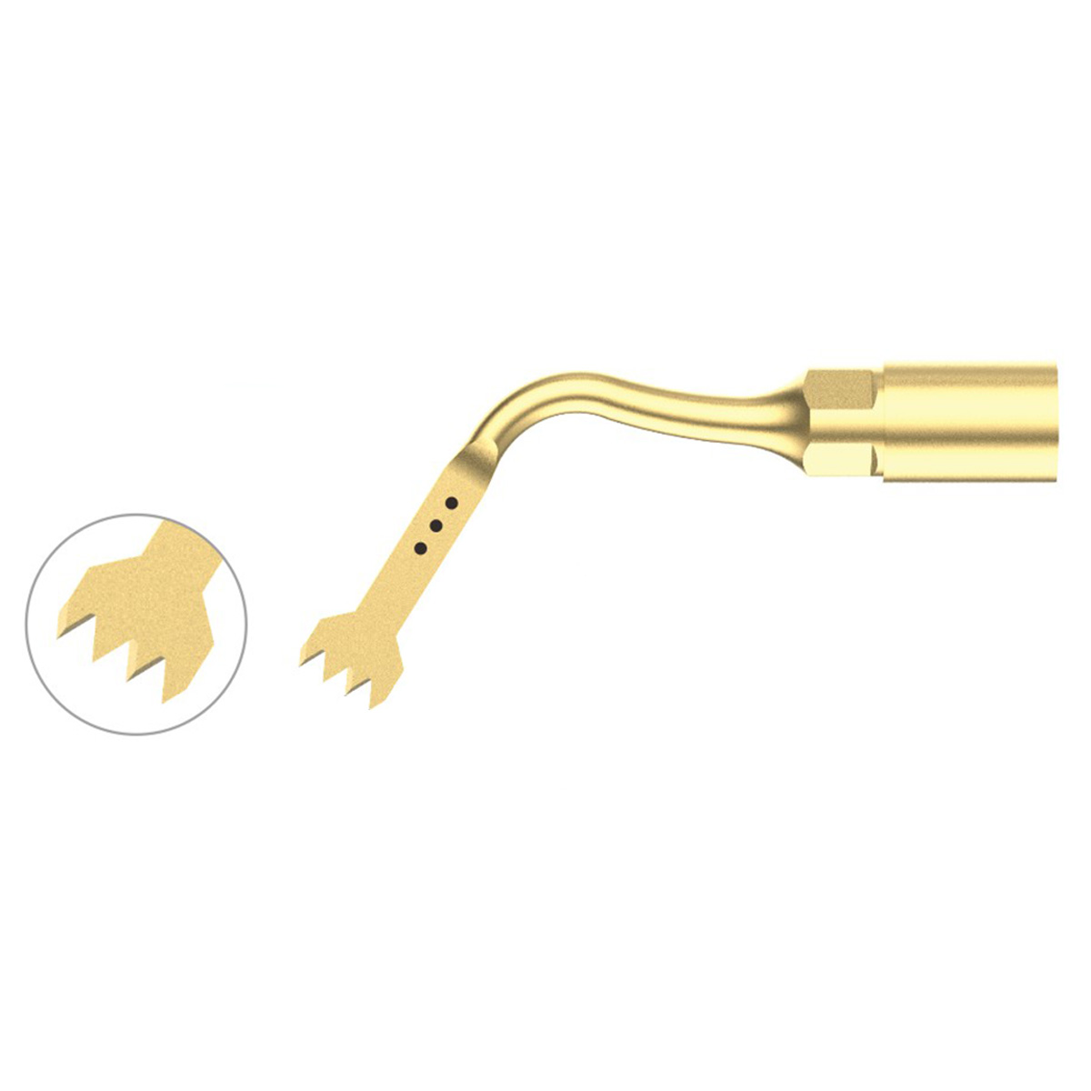 Xpedent Ultraschallspitze 2 Chirurgie (4 tooth Geräten) (passend für den Einsatz mit MECTRON® Geräten)