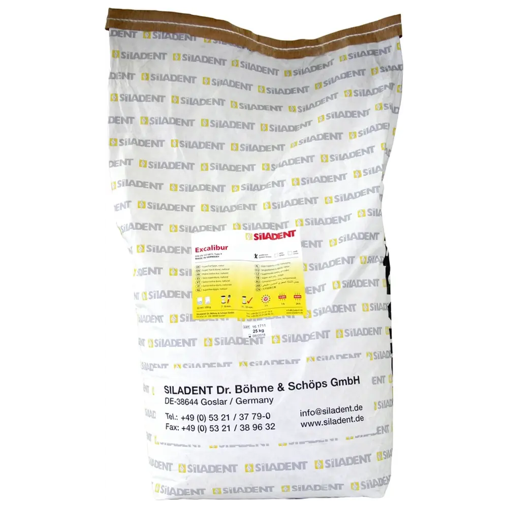 SILADENT Excalibur - Sack 25 kg Gips goldbraun
