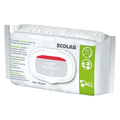 123603.0_Dentalartikel_DentaTec ECOLAB Incidin™ OxyWipe S - Packung 6 x 100 Stück