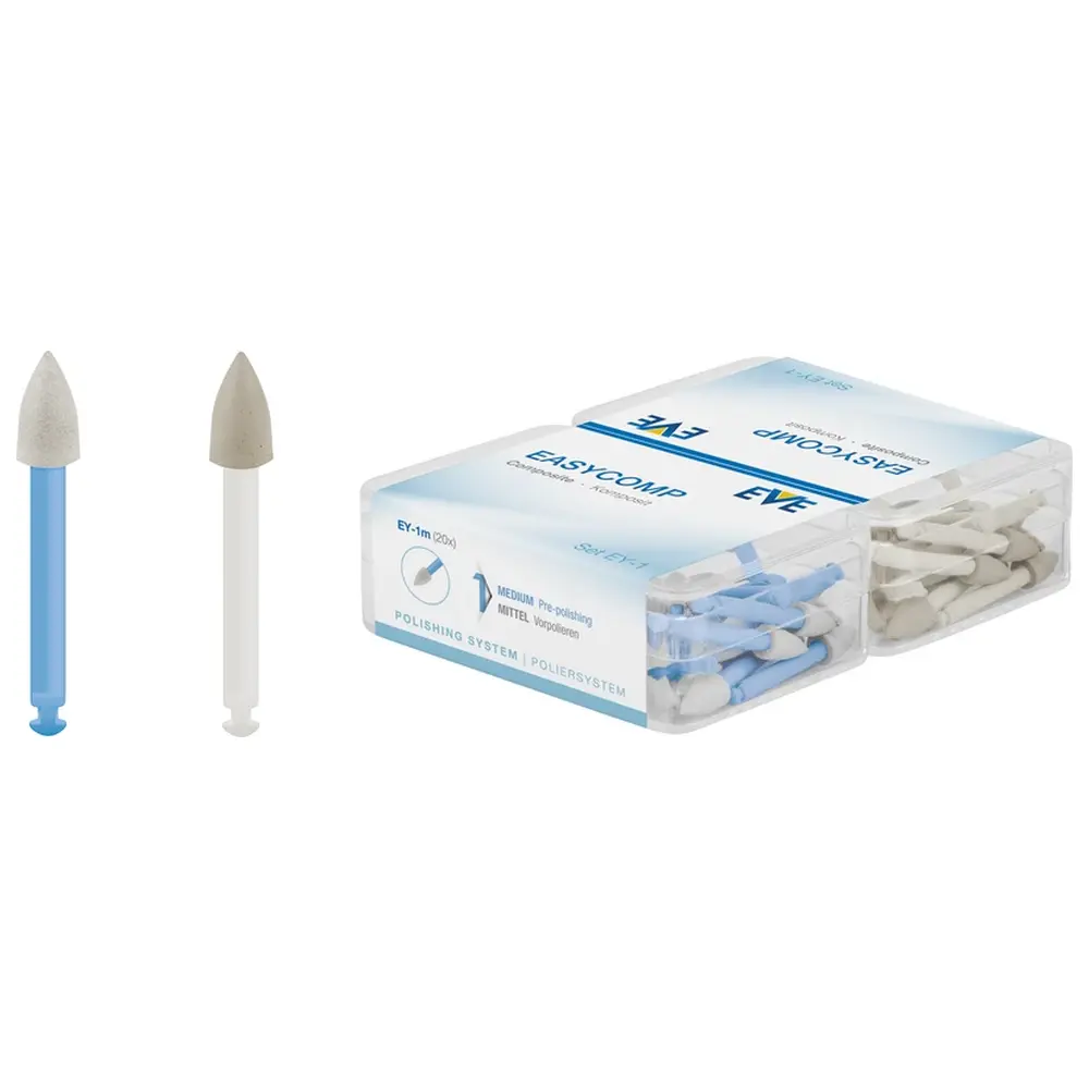 EVE Ernst Vetter EVE EASYCOMP - Set 20 Stück blau mittel, 20 Stück weiß fein, RA, Figur Spitze, 4 x 6,9 mm