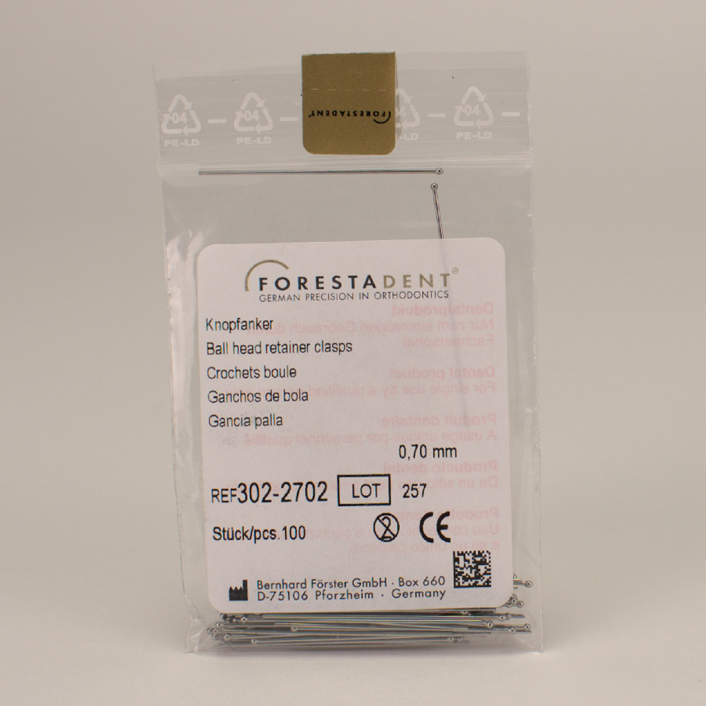 Knopfanker 0,7mm 302-2702 100 St