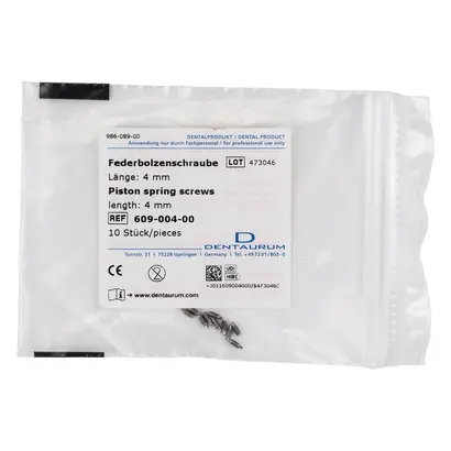 Dentaurum GmbH & Co. KG Federbolzenschraube 4mm Pa 10