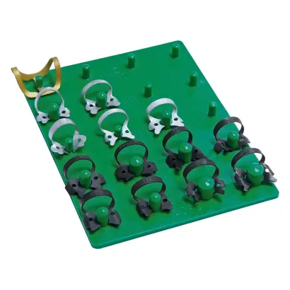 Kentzler-Kaschner KKD® Kofferdam Klammern triColor Antireflect - Sortiment 14 Stück