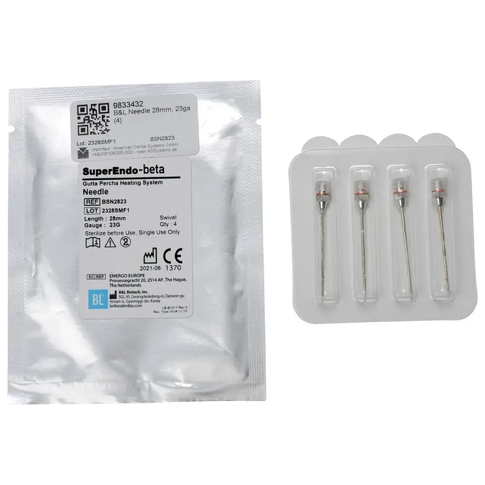 121737_SuperEndo_BL_GuttaperchaNadeln__Packung_4_Stueck_28_mm_23_ga American Dental SuperEndo B&L Guttapercha-Nadeln - Packung 4 Stück 28 mm, 23 ga