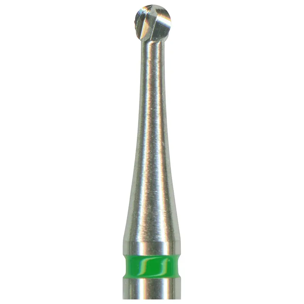 Edenta HM-Bohrer C1S - Packung 5 Stück grün, RAL, Figur 001, ISO 016