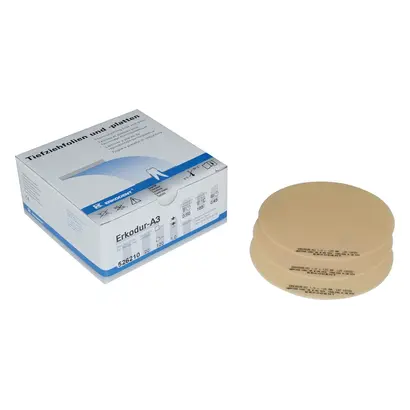 ERKODENT Erkodur-A3 - Packung 10 Stück Ø 125 mm, Stärke 2 mm