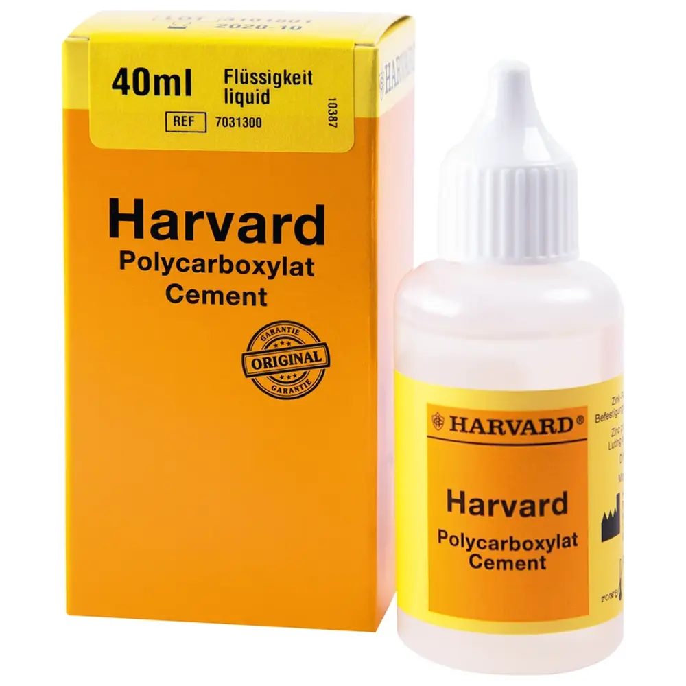 Harvard Dental International Harvard Polycarboxylat Cement Flüssigkeit - Flasche 40 ml Flüssigkeit