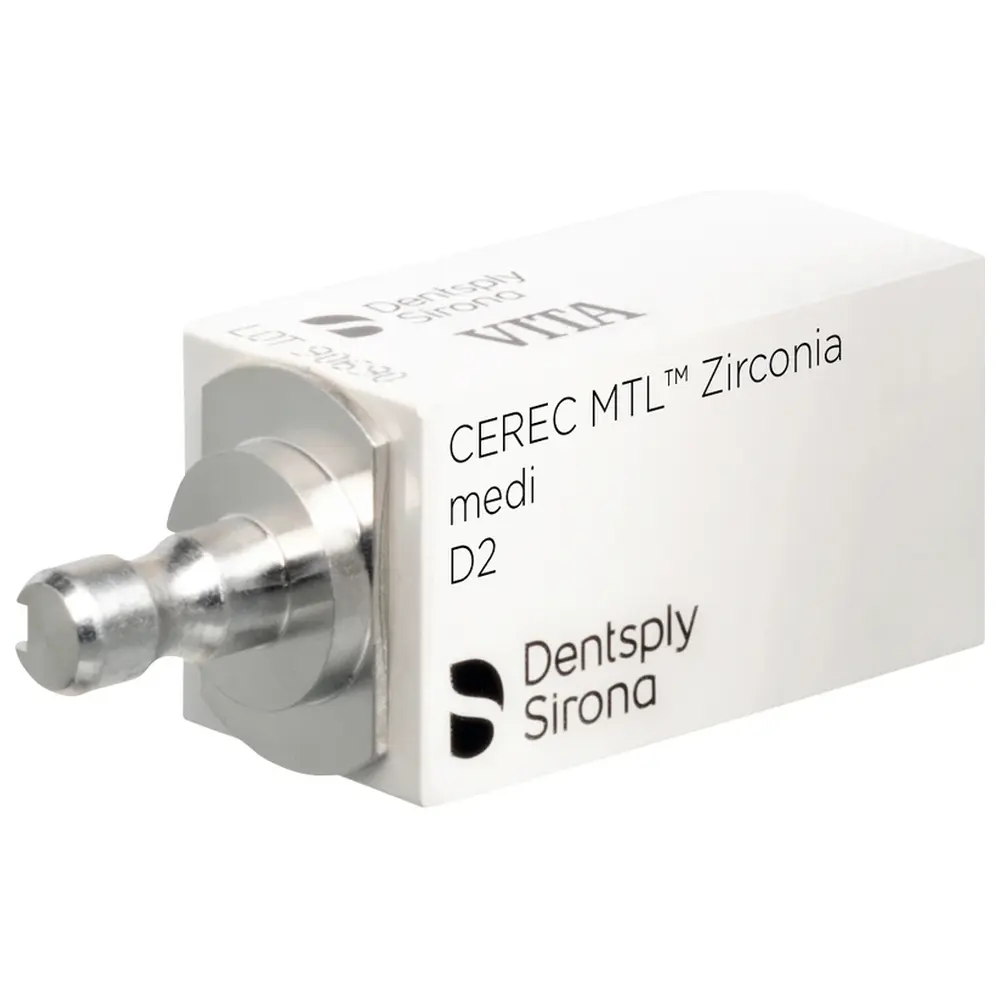 Dentsply Sirona CEREC MTL™ Zirconia - Packung 2 Stück medi D2