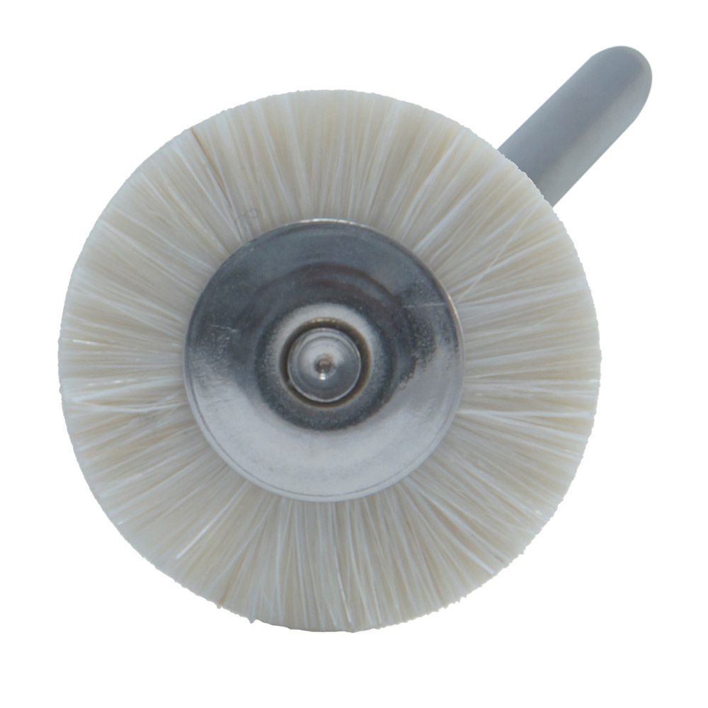 Mini-Bürst.Ziegenh. 19mm weiß 12St