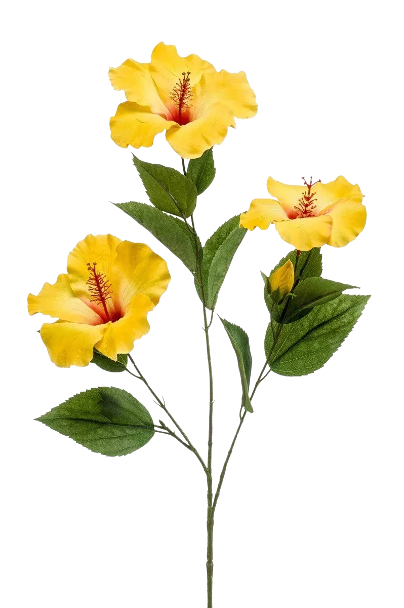Künstlicher Hibiskus Zweig - Mara | 82 cm