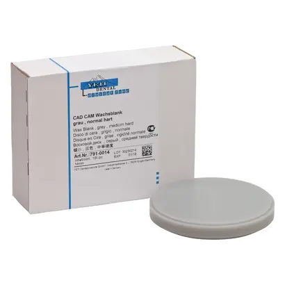 Yeti Dentalprodukte GmbH CAD/CAM Wachsblank 14mm grau St Yeti Dentalprodukte GmbH CAD/CAM Wachsblank 14mm grau St