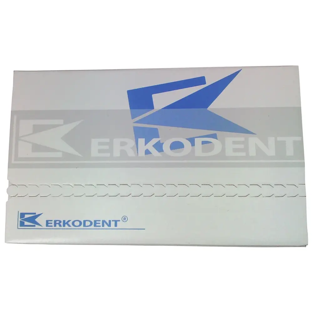 ERKODENT Wachsbisswälle - Packung 100 Stück orange/opak, weich