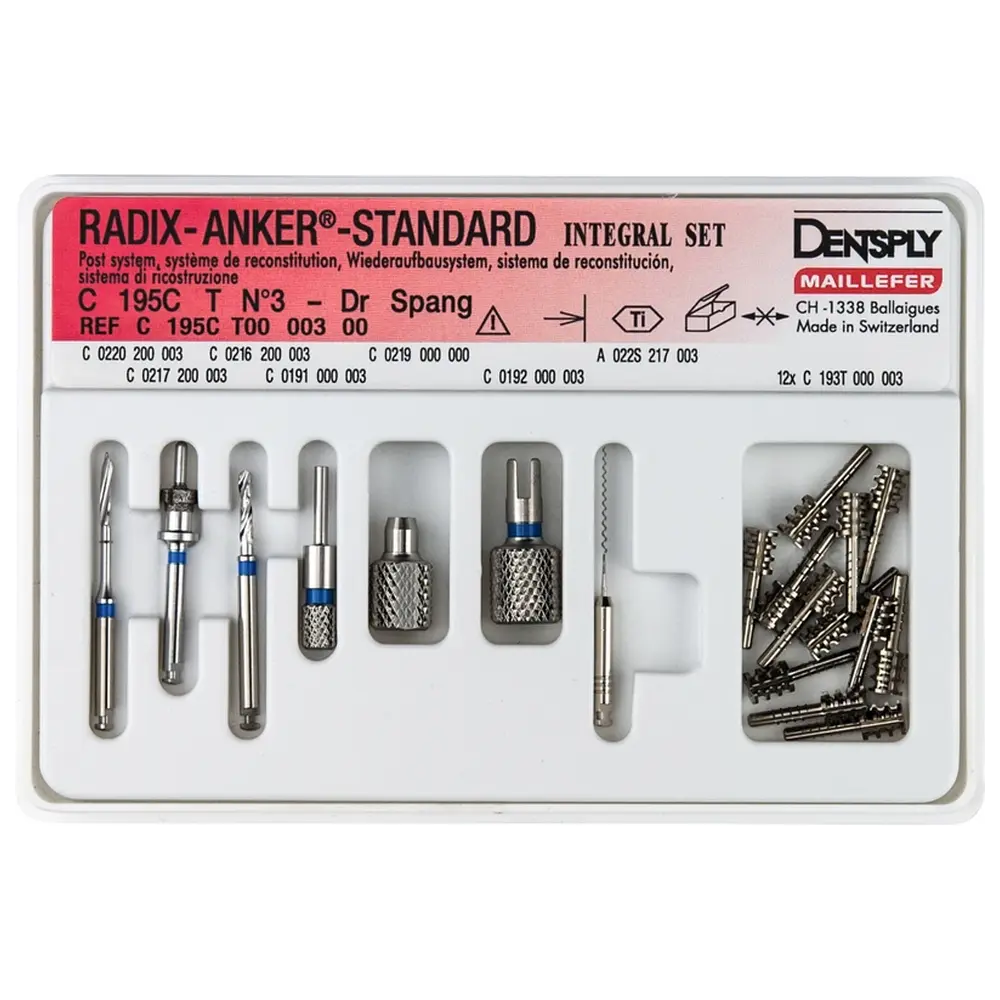 Dentsply Sirona RADIX-ANKER-STANDARD - Set Titan Gr. 3