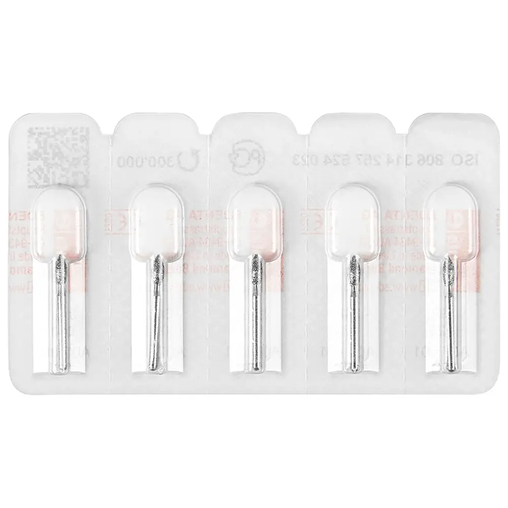 Edenta Diamanten 368 - Packung 5 Stück Standard, FG, Figur 257 Knospe, 5 mm, ISO 023