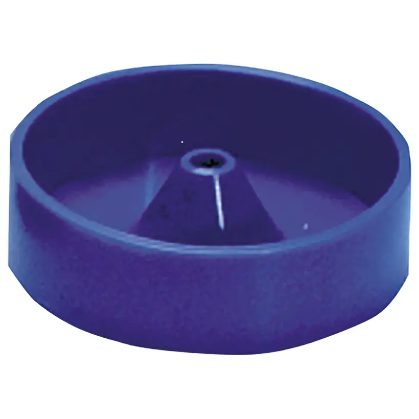 Kentzler-Kaschner TOPDENT Muffel-Böden - Stück 9er Ø 80 mm, blau