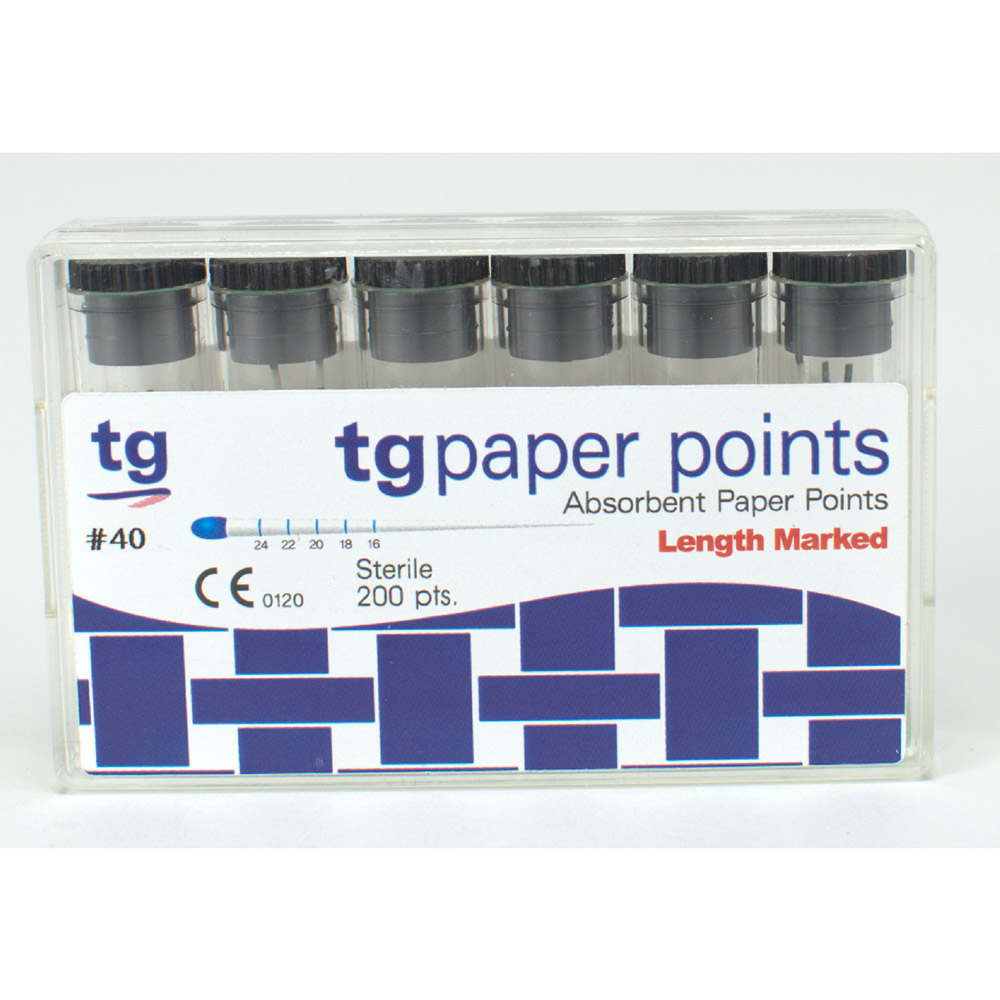 GX225112_tg_Absorb_Paper_Pts_S40_black_200pcs tg Absorb. Paper Pts. S.40 black 200pcs