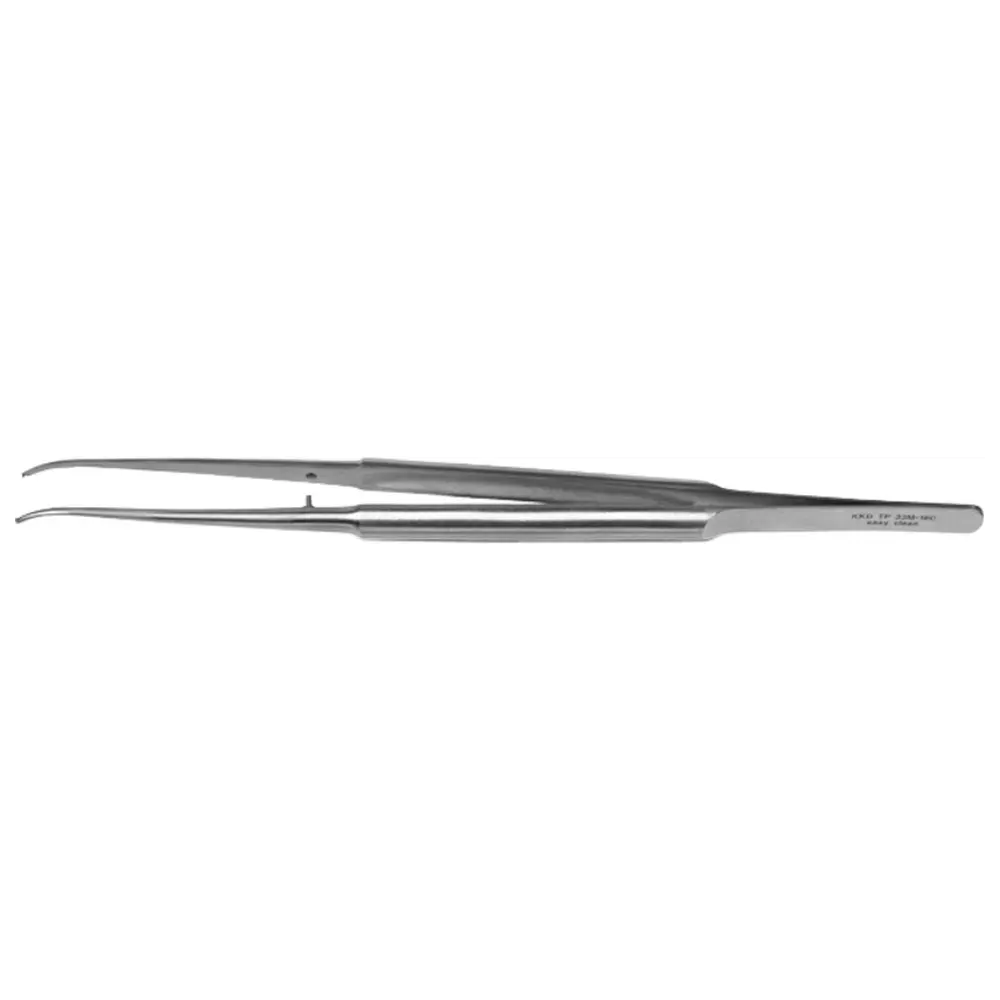Kentzler-Kaschner KKD® Chirurgische Pinzette EASYCLEAN - Stück mit Dorn, 180 mm, gebogen