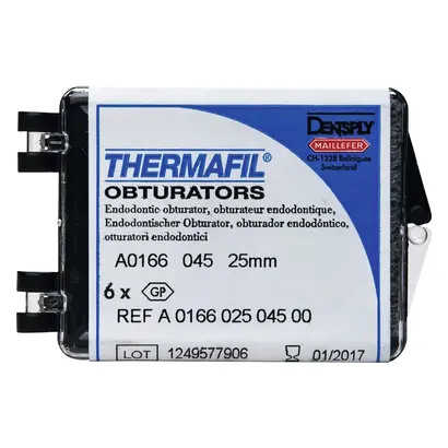 MAILLEFER INSTRUMENTS HOLDING Sàrl Thermafil Obturatoren A0166 25mm ISO045 Pa 6